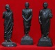 พระบูชายืน ครบชุด อาจารย์มั่น,หลวงปู่เเหวน,พระอาจารย์ฝั้น วัดบวรนิเวศวิหาร (พิธีใหญ่3วัน3คืน ) ปี20