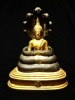พระบูชานาคปรก วัดบวรฯ ปี36 (กระทรวงยุติธรรม จัดสร้าง) ปิดทองเดิม