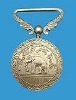 เหรียญแพรแถบ ช้างเผือก หลังพระมหาพิชัยมงกุฎ ส พ ป ม จ ๕ เนื้อเงิน ปี 2505