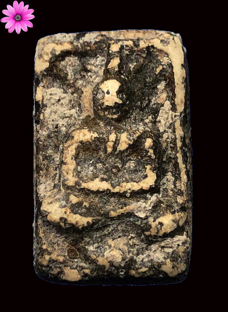 พระผงหลวงปู่เผือก วัดกิ่งแก้ว รุ่นขุดสระ ( พิมพ์เล็ก ) สร้างปีพ.ศ.2460-2465 - 1