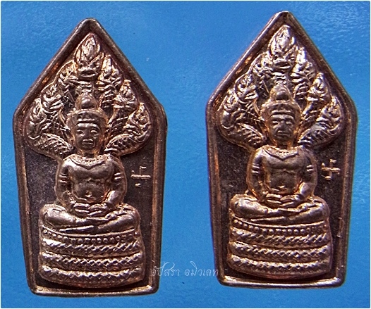 เหรียญพระนาคปรก หลวงพ่อกิ้มเส็ง วัดหลวงพ่อโอภาสี ทุ่งครุ กรุงเทพฯ - 1