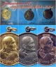 ชุดเหรียญฉลองครบรอบ ๙๘ ปี หลวงปู่แหวน วัดดอยแม่ปั๋ง จ.เชียงใหม่ พ.ศ.๒๕๒๘ (กะไหล่ทอง,เงิน,นวะ)