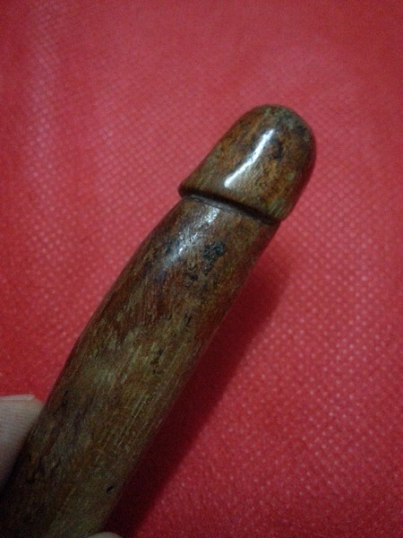 ปลัดขิกเก่า มีจาร และเคลือบ - 3