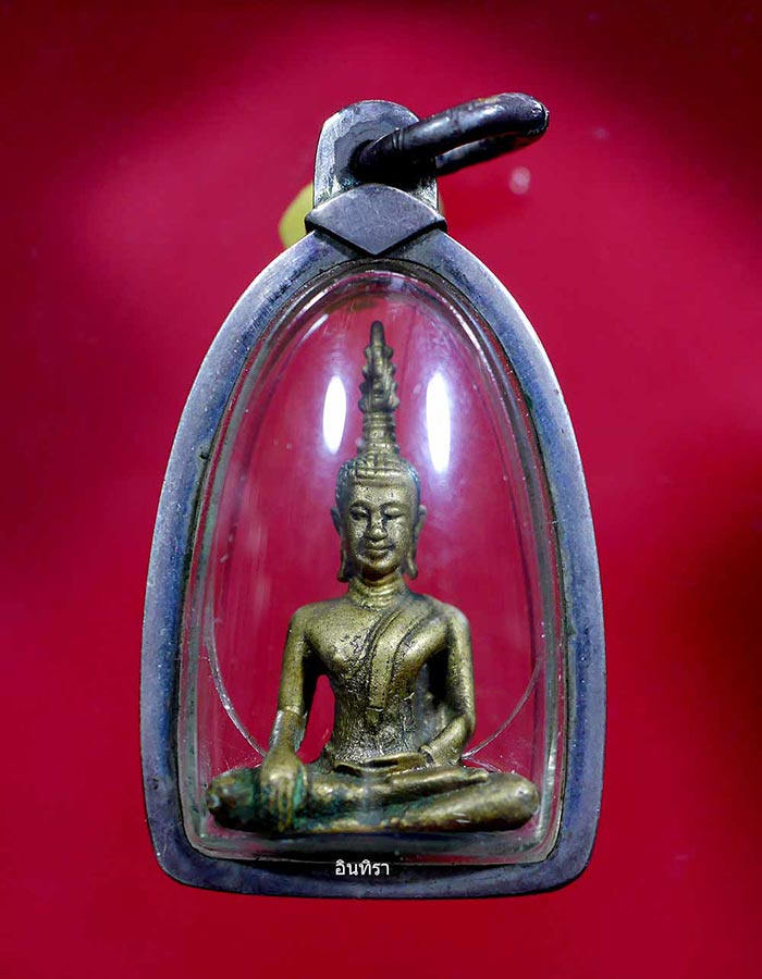 หลวงพ่อพระใส ปี 2536 เนื้อทองผสม วัดโพธิ์ชัย จ.หนองคาย - 1