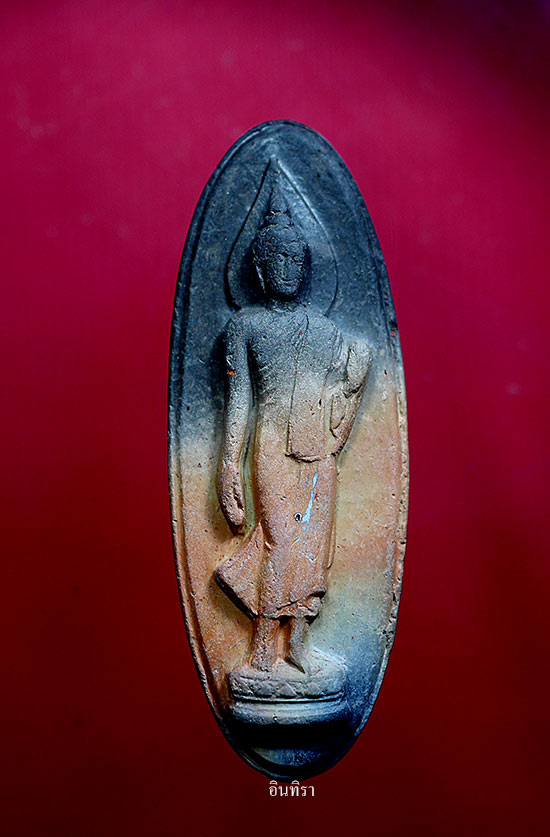 พระพุทธ ปางลีลา 25 พุทธศตวรรษ เนื้อดิน ปี 2500  - 1