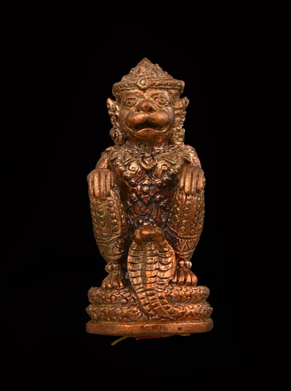 หนุมานรุ่นแรก พระอาจารย์นะดี วัดเนินสาธารณ์ ทองแดงกรรมการติดจีวร No.244 - 1