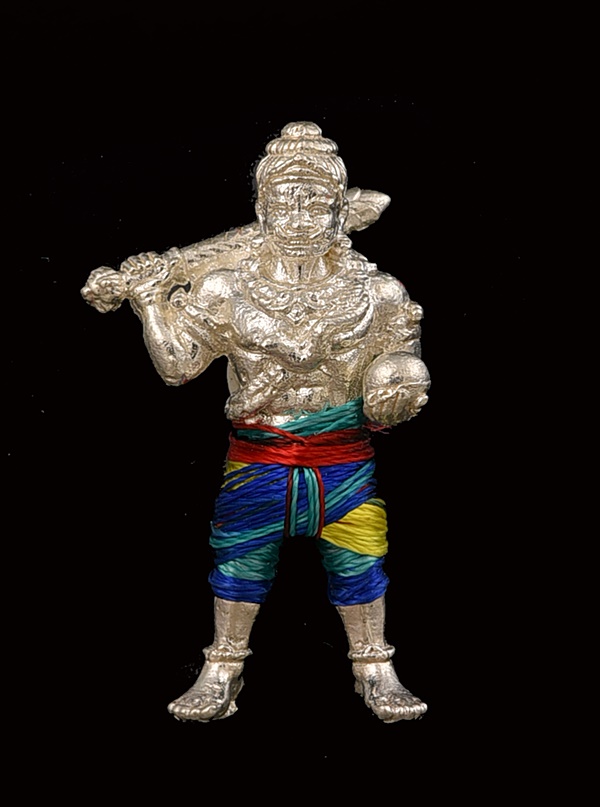 หุ่นพยนต์ท้าววิรุณจำบัง พระอาจารย์ประสูติ วัดในเตา เงินNo.61 - 1