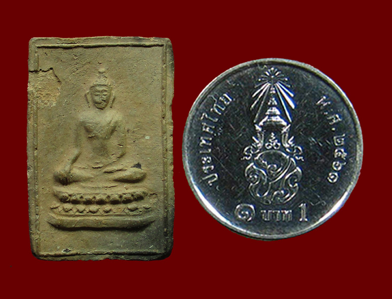 พระพุทธฐานบัว 2 ชั้น เนื้อดิน - 3