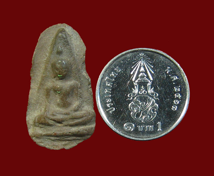 พระนางกำแพง เนื้อดิน กรุวัดพระบรมธาตุ กำแพงเพชร - 3