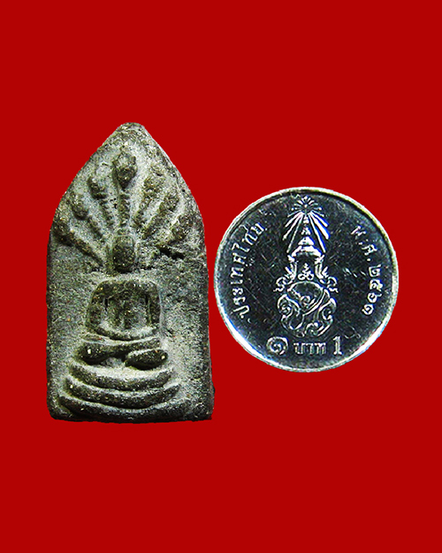 พระนาคปรก สมาธิเพชร เนื้อผงใบลาน - 3
