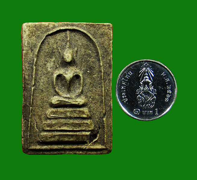 พระสมเด็จหลวงปู่นาค วัดระฆังฯ ปี 2485 พิมพ์เทวดา เนื้อผง กรุงเทพฯ - 3