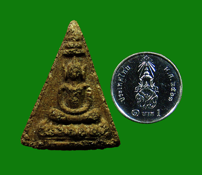 พระสมเด็จทรงฉัตรฐานบัว เนื้อผง - 3