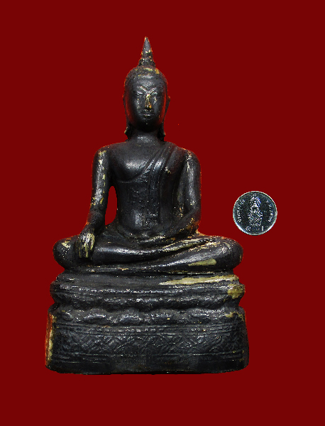 พระพุทธรูปสมัยอยุธยา บุเงิน - 4