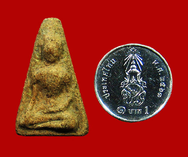 พระกำแพงอู่ทอง กรุไตรตรึงษ์ เนื้อดิน กำแพงเพชร - 3
