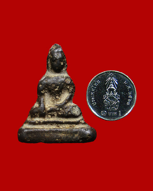 พระอู่ทอง กรุวัดอาวาสน้อย เนื้อชินเงิน จังหวัดกำแพงเพชร - 3