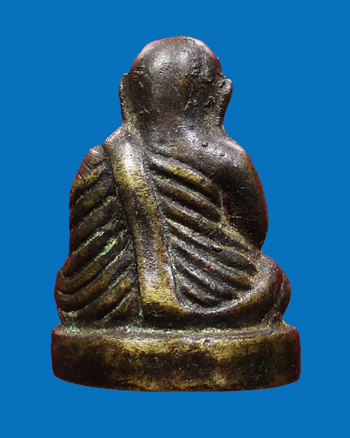 รูปหล่อหลวงพ่อเงิน วัดบางคลาน พิมพ์หน้าจีน เนื้อทองเหลือง จังหวัดพิจิตร - 2