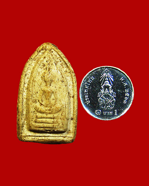 พระหลวงปู่พัว วัดพักตราราม พิมพ์เล็บมือ เนื้อผง จังหวัดสมุทรสงคราม - 3