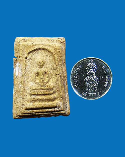 พระสมเด็จเผ่า วัดอินทรวิหาร พิมพ์ใหญ่ ปี 2495 เนื้อผง กรุงเทพฯ - 3