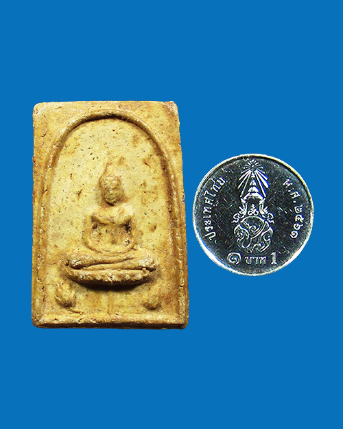 พระสมเด็จฐานบัว วัดชิโนรส ปี 2512 หลังเรียบ หลวงพ่อกวย ปลุกเสก เนื้อผง กรุงเทพฯ - 3