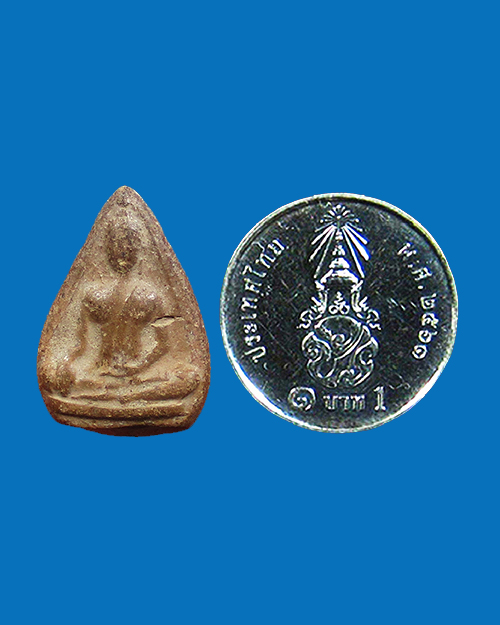 พระกลีบบัว กรุลานดอกไม้ เนื้อดิน จังหวัดสุโขทัย - 3
