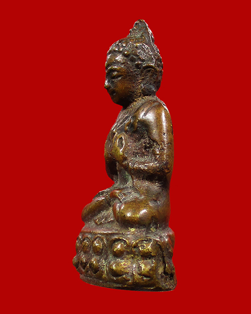 พระกริ่งดีดน้ำ​มนต์​ วัดวังกระโจม​ ปี​ 2513 (ท่านเจ้าคุณนรฯ ปลุกเสก​} เนื้อทองเหลือง จังหวัดนครนายก - 4