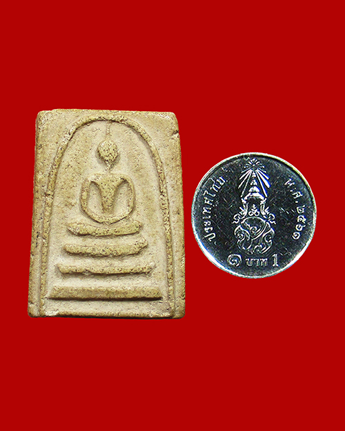 พระสมเด็จหลวงพ่อเพ็ชร ๒ วัดแสวงหา เนื้อผง จังหวัดอ่างทอง - 3