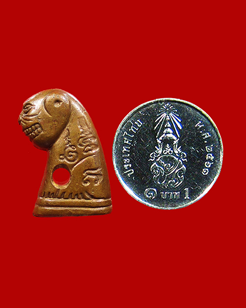 เสือหลวงพ่อวงษ์ วัดปริวาสฯ รุ่น 6 เนื้อทองแดง ปี 2519 กรุงเทพฯ - 3