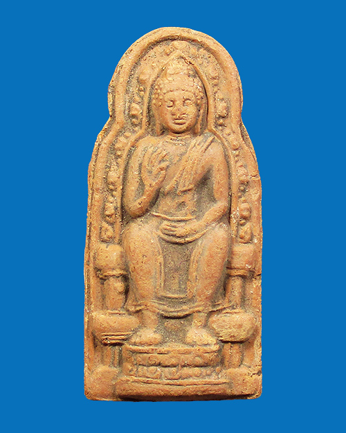 พระคันธารราฐหลวงพ่อแช่ม วัดตาก้อง ปี 2485-2487 เนื้อดิน จังหวัดนครปฐม - 1