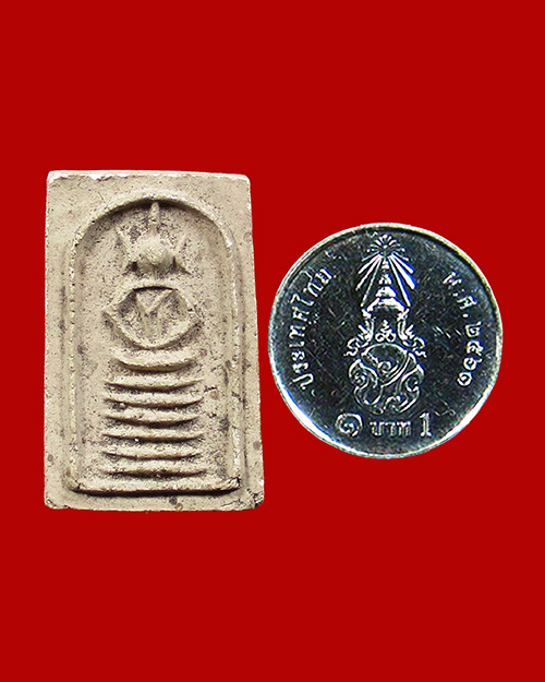 พระสมเด็จหลวงพ่อแจ่ม วัดวังแดงเหนือ ปี 2510 พิมพ์ 6 ชั้น เนื้อผง จังหวัดพระนครศรีอยุธยา - 3