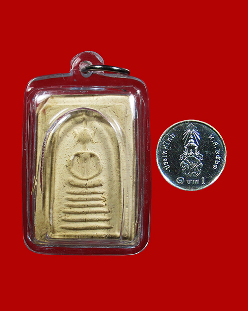 พระสมเด็จวัดเกศไชโย รุ่นประวัติศาสตร์ ปี 2531 พิมพ์ 6 ชั้น อกตัน เนื้อผง จังหวัดอ่างทอง - 3