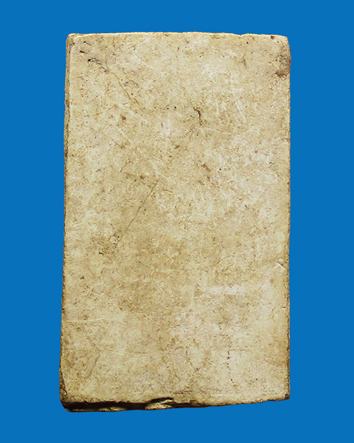 พระสมเด็จแหวกม่าน หลวงพ่อกวย วัดโฆสิตาราม ออกวัดเทพากร ปี 2515 พิมพ์หลังเรียบ เนื้อผง กรุงเทพฯ - 2