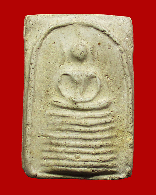 พระสมเด็จวัดประสาทฯ พิมพ์ 9 ชั้น วัดเกศไชโย ปี 2506 เนื้อผง กรุงเทพฯ - 1