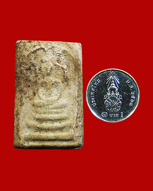 พระสมเด็จวัดระฆังฯ พิมพ์ปรกโพธิ์ หลวงปู่นาค ปี 2500 เนื้อผง กรุงเทพฯ - 3