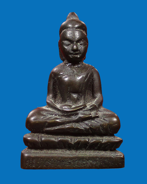 รูปหล่อพระพุทธ พิมพ์สมาธิ เนื้อสัมฤทธิ์  - 1