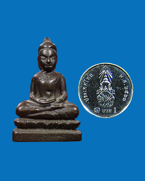 รูปหล่อพระพุทธ พิมพ์สมาธิ เนื้อสัมฤทธิ์  - 4