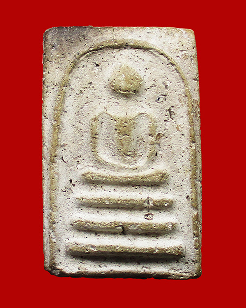 พระสมเด็จหลวงปู่หิน วัดระฆังฯ พิมพ์เศียรบาตร เนื้อผง ปี 2495 กรุงเทพฯ - 1