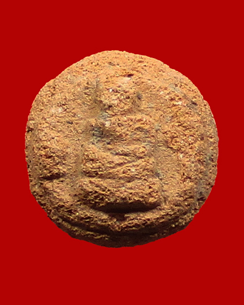 พระเม็ดกระดุม กรุวัดแม่นางปลื้ม เนื้อดิน จังหวัดพระนครศรีอยุธยา - 1