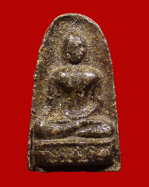 พระหลวงพ่อปลอด วัดหัวป่า พิมพ์พระพุทธหลังยันต์ เนื้อว่าน จังหวัดสงขลา - 1