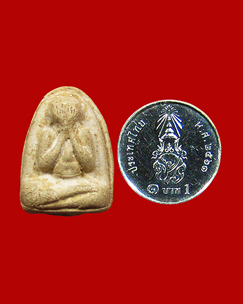 พระปิดตาวัดประสาทฯ ปี 2506 เนื้อผง ผสมผงพระสมเด็จบางขุนพรหม กรุงเทพฯ - 3