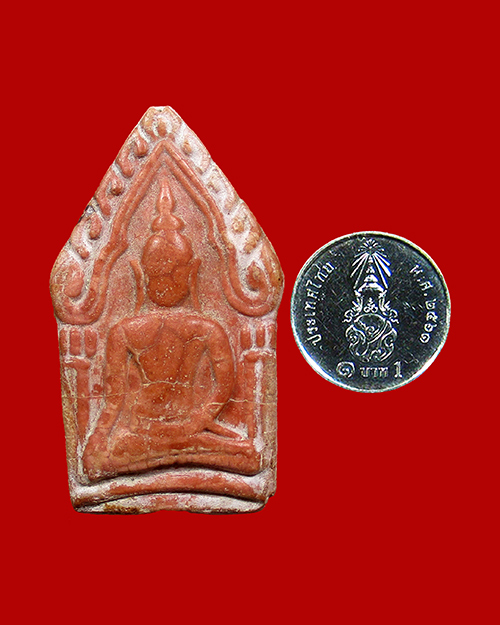 พระขุนแผนหลังกุมารทอง หลวงพ่อกวย วัดโฆสิตาราม เนื้อผงผสมว่านสบู่เลือด จังหวัดชัยนาท - 3