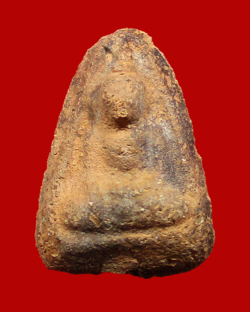 พระกรุวัดตะไกร พิมพ์หน้าครุฑ เนื้อดิน จังหวัดพระนครศรีอยุธยา - 1