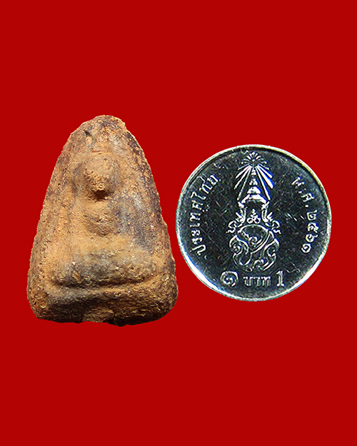 พระกรุวัดตะไกร พิมพ์หน้าครุฑ เนื้อดิน จังหวัดพระนครศรีอยุธยา - 4