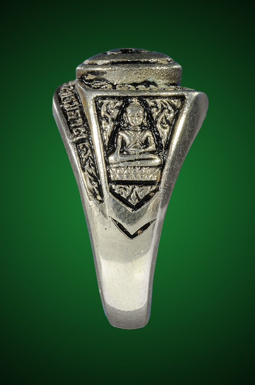 แหวนหัวนะโม วัดพระมหาธาตุ จ.นครศรีธรรมราช ปี พ.ศ.2539 (เงินแท้) - 3