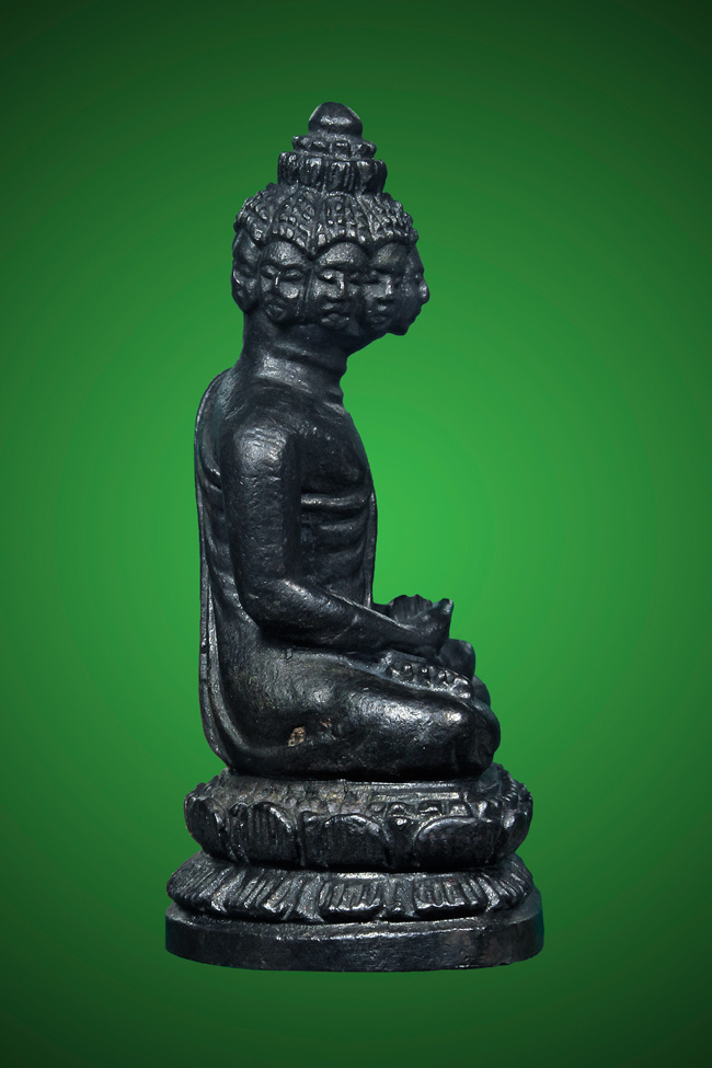 พระเศรษฐีนวโกฏิ อ.เทพย์ สาริกบุตร (รุ่น4 ยอดนิยม) เนื้อนวะ ปี พ.ศ.2522 - 3