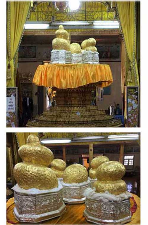 แท้ๆ...จากวัดผ่องดออู (Phaung Daw Oo Pagoda)....พระบัวเข็ม ทั้ง 5 องค์... - 3