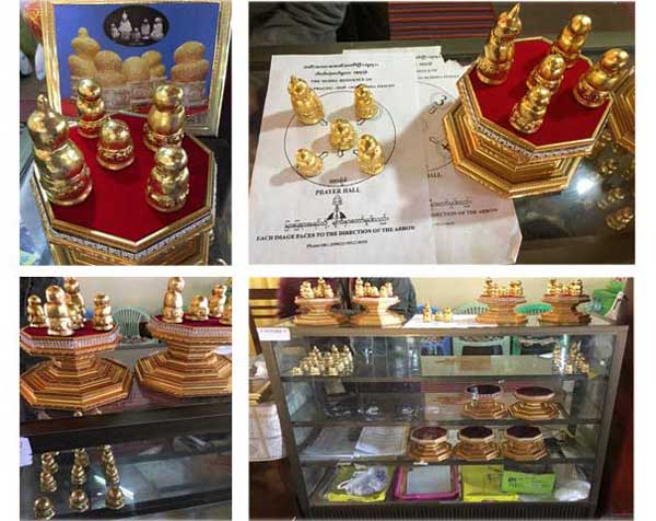 แท้ๆ...จากวัดผ่องดออู (Phaung Daw Oo Pagoda)....พระบัวเข็ม ทั้ง 5 องค์... - 4