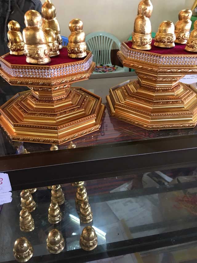 แท้ๆ...จากวัดผ่องดออู (Phaung Daw Oo Pagoda)....พระบัวเข็ม ทั้ง 5 องค์... - 5