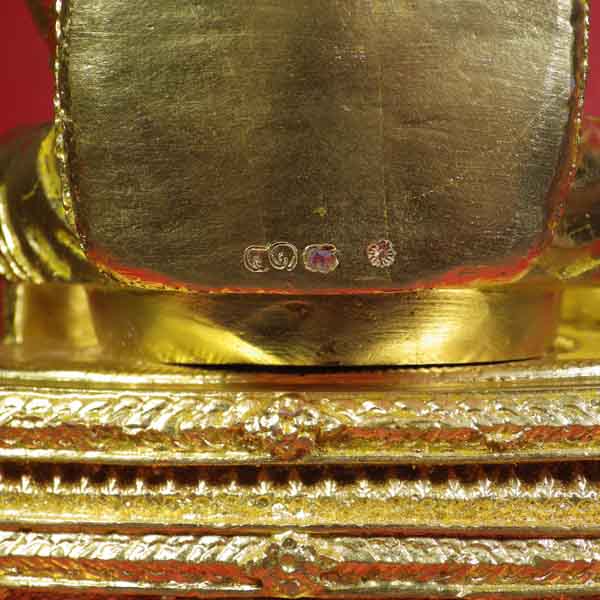 พระบูชาปิดทอง หลวงพ่อแล วัดพระทรง ปี 2548 เลข 418. - 5