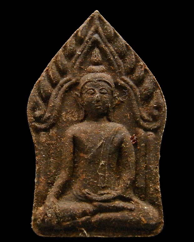 1 ใน 199 องค์ พระขุนแผนเรียกทรัพย์ หลวงปู่คำบุ วัดกุดชมภู หลังฝังเม็ดแตง + ตะกรุดเงิน สวยกริบครับ - 1