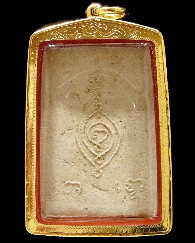 สวยเทพ หลวงปู่โต๊ะ วัดประดู่ฉิมพลี ปี 07 เลี่ยมทอง พร้อมบัตรรับรองฯ สมเด็จพุทโธ หลังยันต์เฑาะว์  - 2